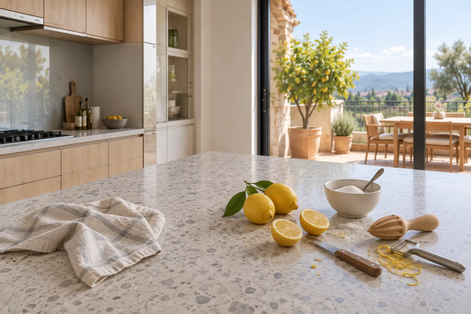 Zucchero al Limone: gli ingredienti in cucina