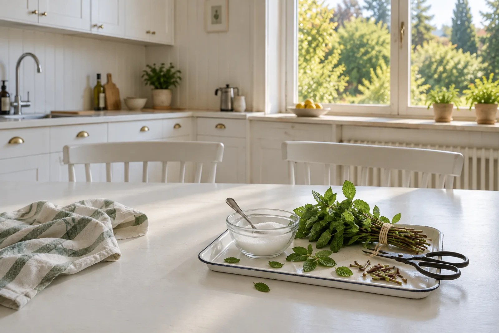 Zucchero alla Menta di Pancalieri: gli ingredienti in cucina