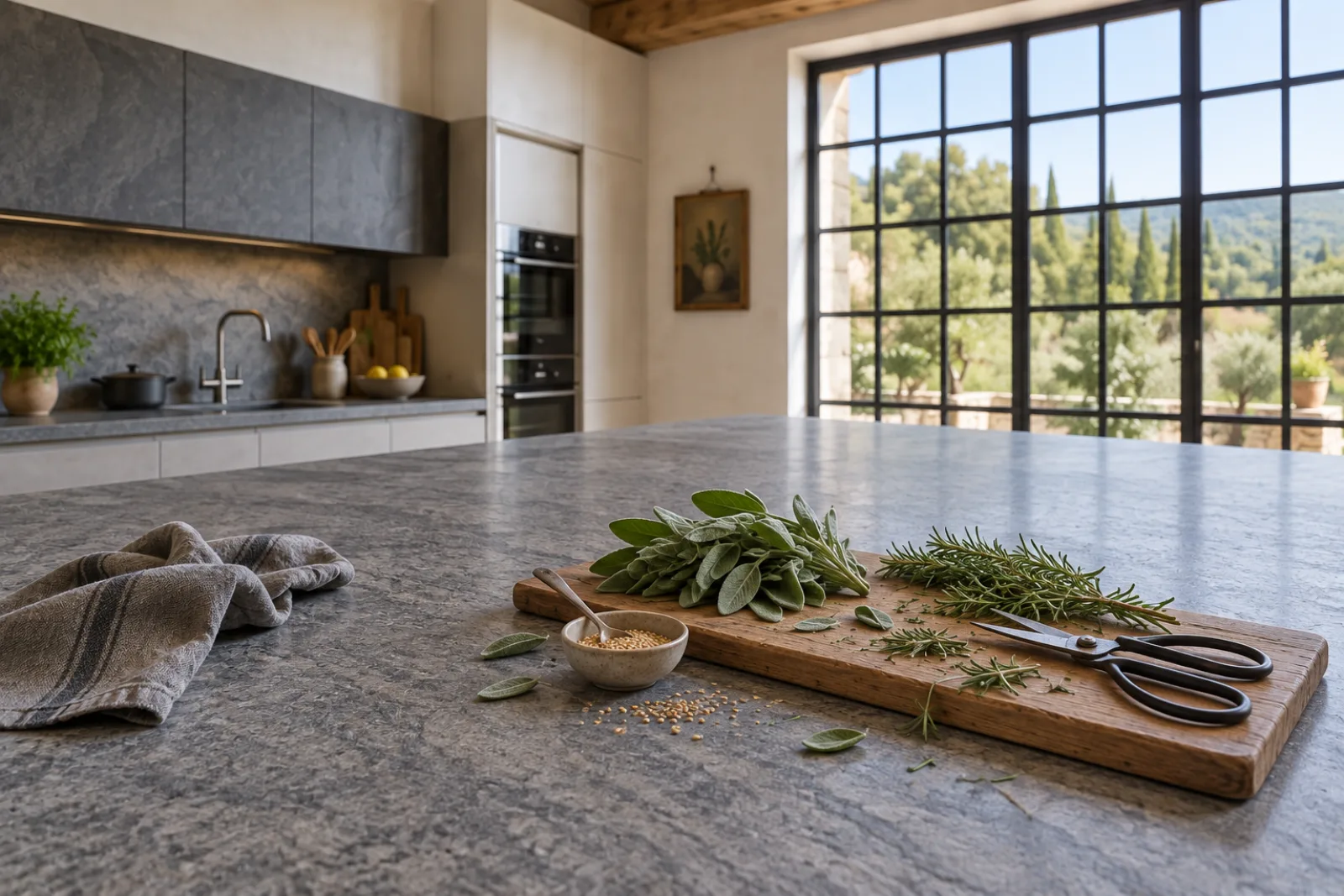 Misto per Pane alle Erbe del Monregalese e Sesamo di Ispica: gli ingredienti in cucina