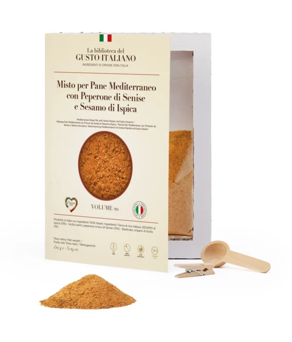 Volume 20: Misto per Pane Mediterraneo con Peperone di Senise e Sesamo di Ispica